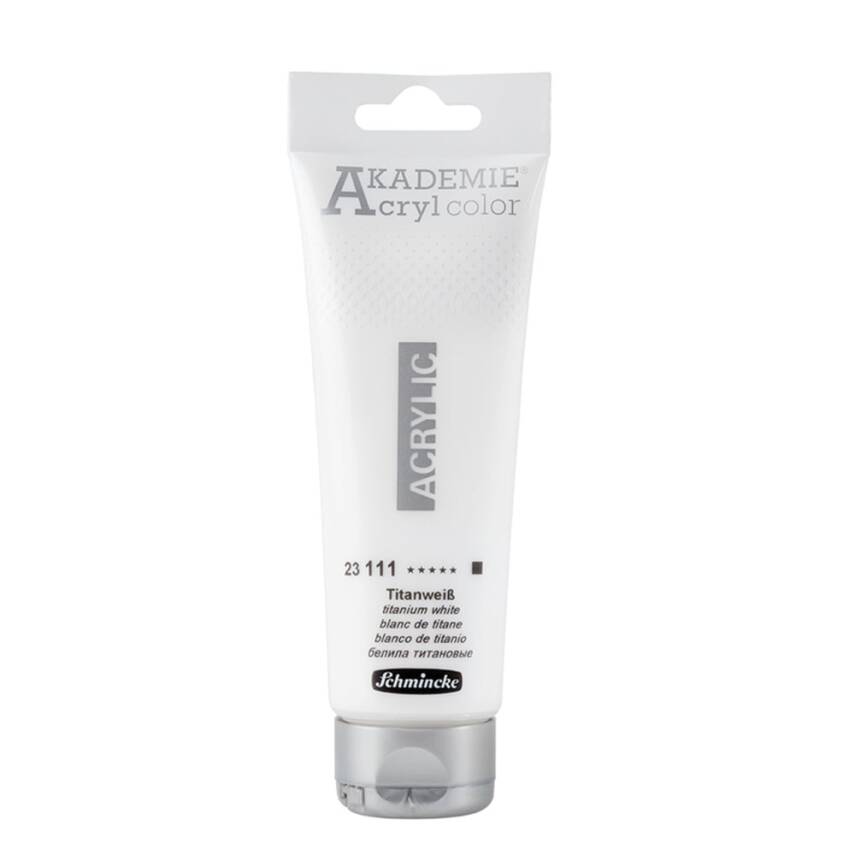 Schmincke Akademie Akrilik Boya 120 ml 111 Titanium White - 1