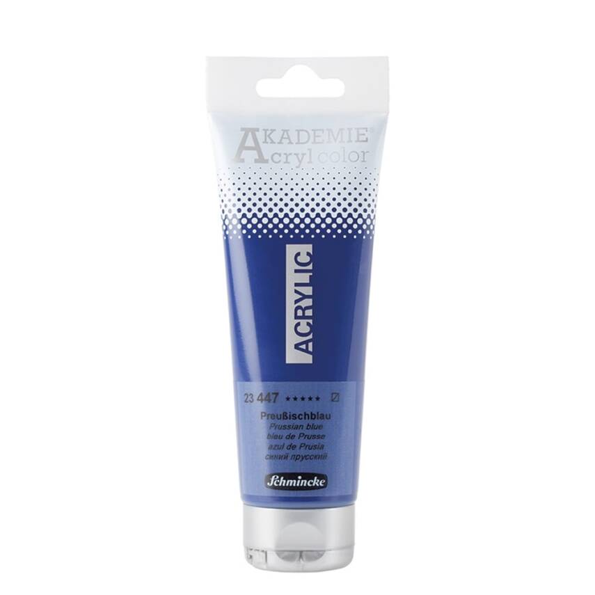 Schmincke Akademie Akrilik Boya 120 ml 447 Prussian Blue - 1