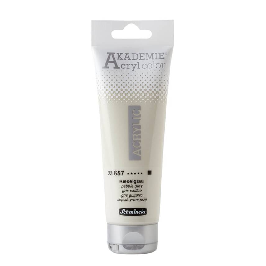 Schmincke Akademie Akrilik Boya 120 ml 657 Pebble Grey - 1