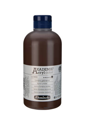 Schmincke Akademie Akrilik Boya 500 ml 669 Burnt Umber