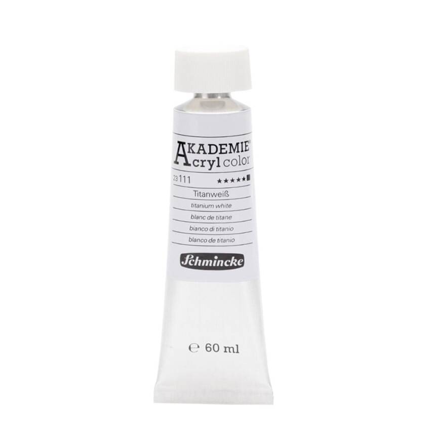 Schmincke Akademie Akrilik Boya 60 ml 111 Titanium White - 2