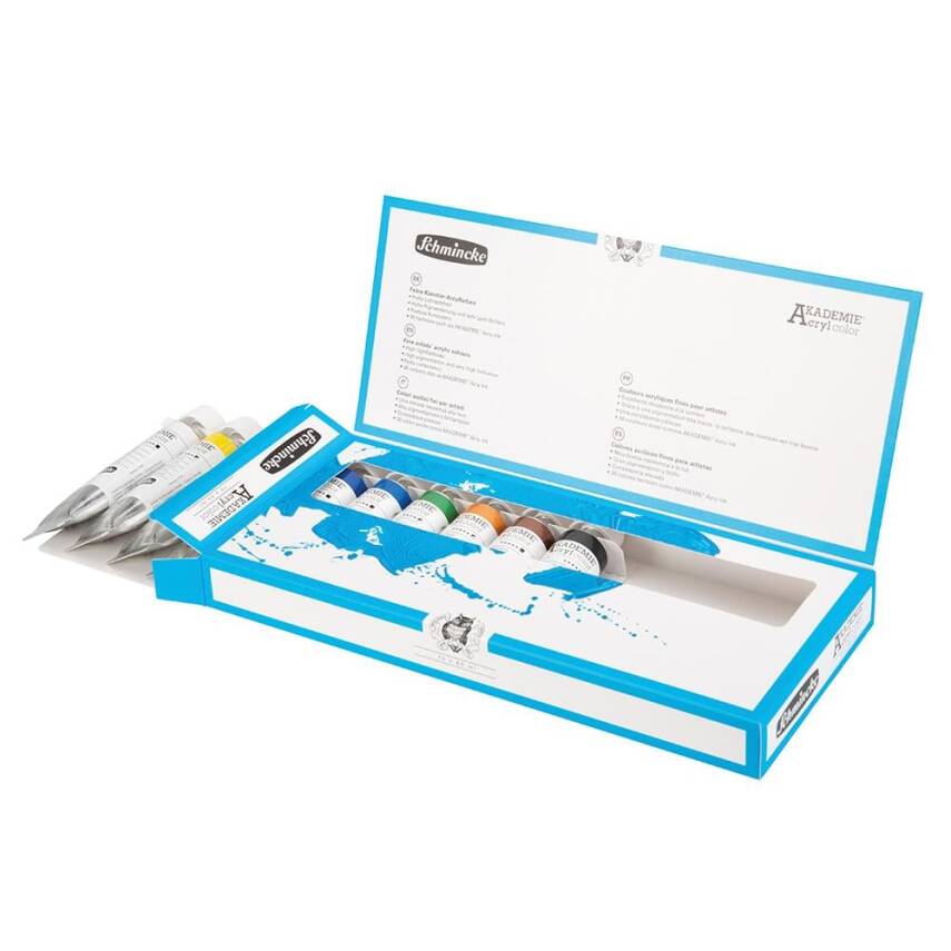 Schmincke Akademie Akrilik Boya Seti 10 x 60 ml - 2