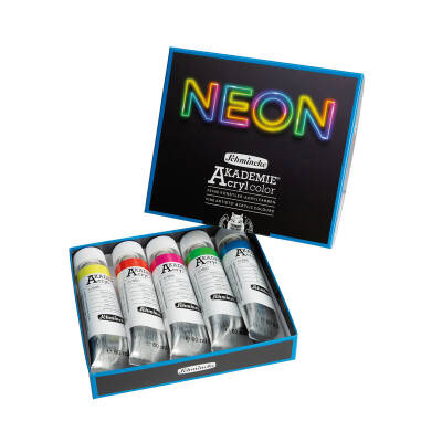 Schmincke Akademie Akrilik Set Neon Renkler 5x60 ml (1)