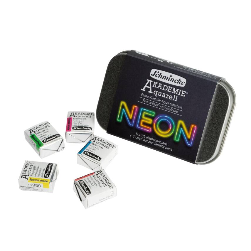 Schmincke Akademie Aquarell 5 Color Neon Colors - 1