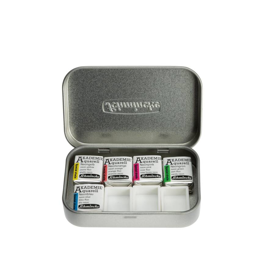 Schmincke Akademie Aquarell 5 Color Neon Colors - 4