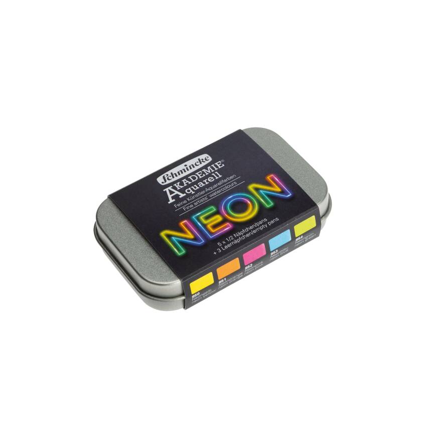 Schmincke Akademie Aquarell 5 Renk Neon Renkler - 2