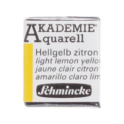 Schmincke Akademie Aquarell Half Pan Watercolor 222 Light Lemon Yellow