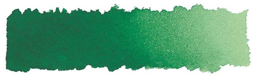 Schmincke Akademie Aquarell Half Pan Watercolor 553 Permanent Green - 2