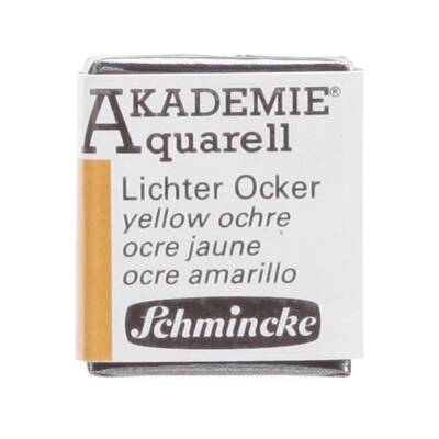 Schmincke Akademie Aquarell Half Pan Watercolor 660 Yellow Ocher
