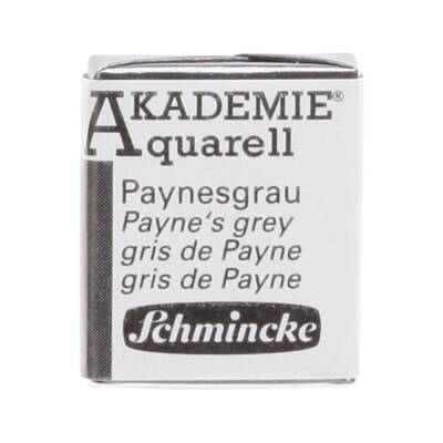 Schmincke Akademie Aquarell Half Pan Watercolor 770 Payne'S Gray