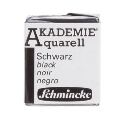 Schmincke Akademie Aquarell Half Pan Watercolor 782 Black