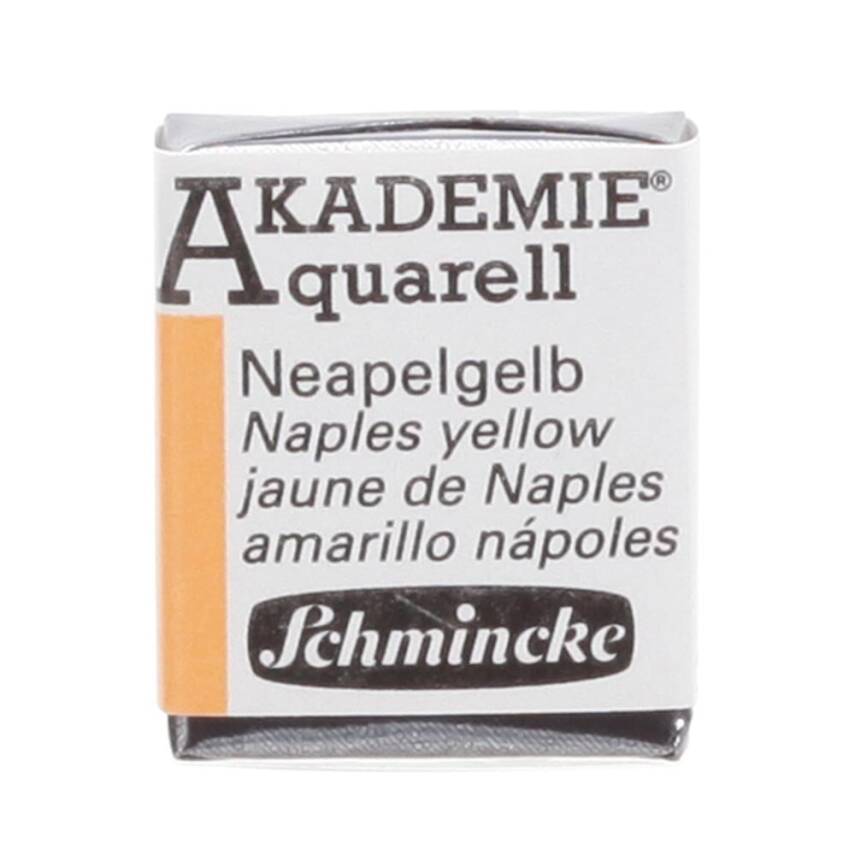Schmincke Akademie Aquarell Yarım Tablet Sulu Boya 226 Naples Yellow - 1