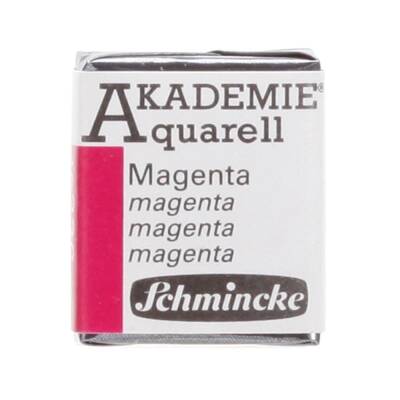 Schmincke Akademie Aquarell Yarım Tablet Sulu Boya 336 Magenta - 1