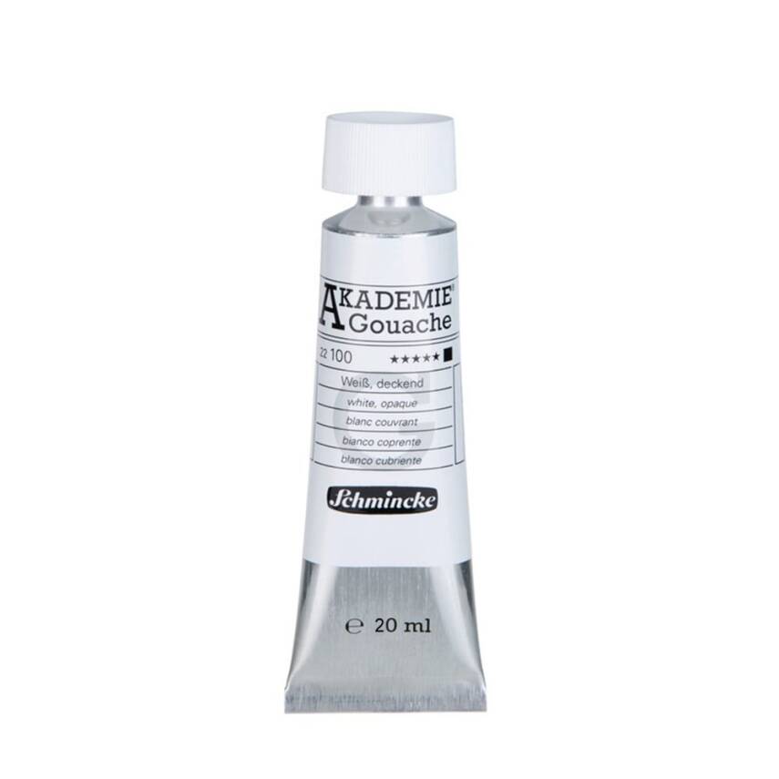 Schmincke Akademie Gouache 20 ml 100 White Opaque - 1