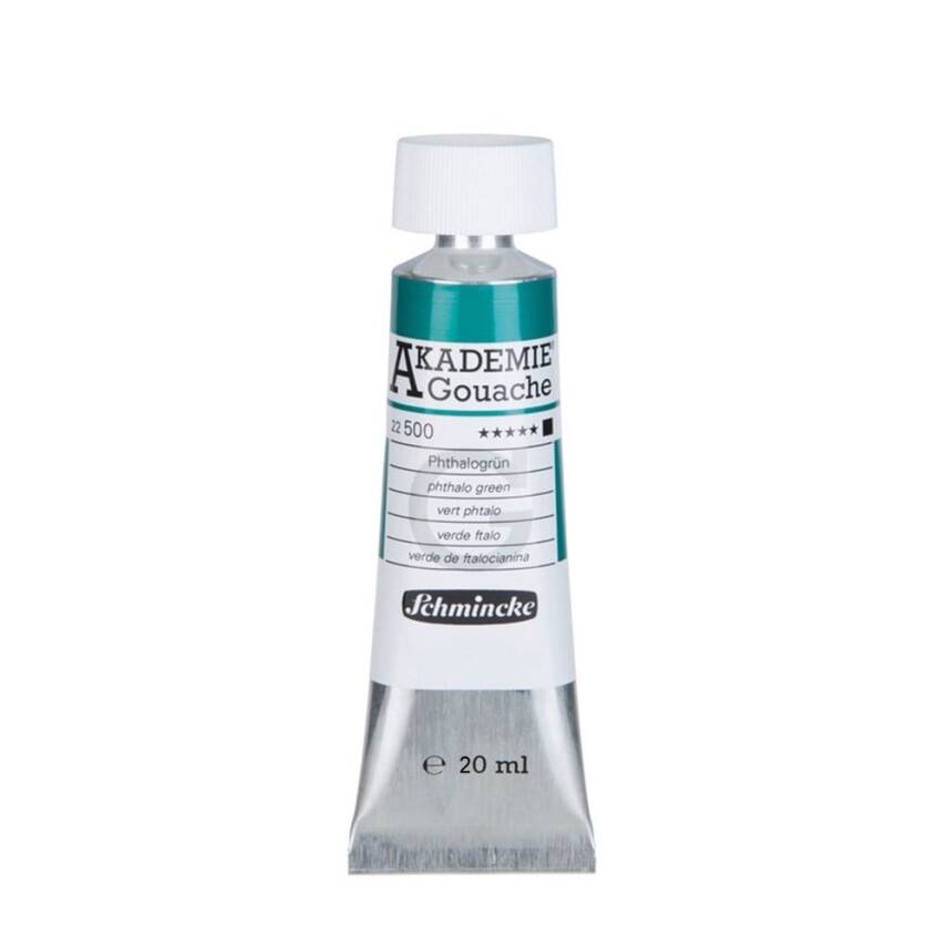 Schmincke Akademie Gouache 20 ml 500 Phthalo Green - 1