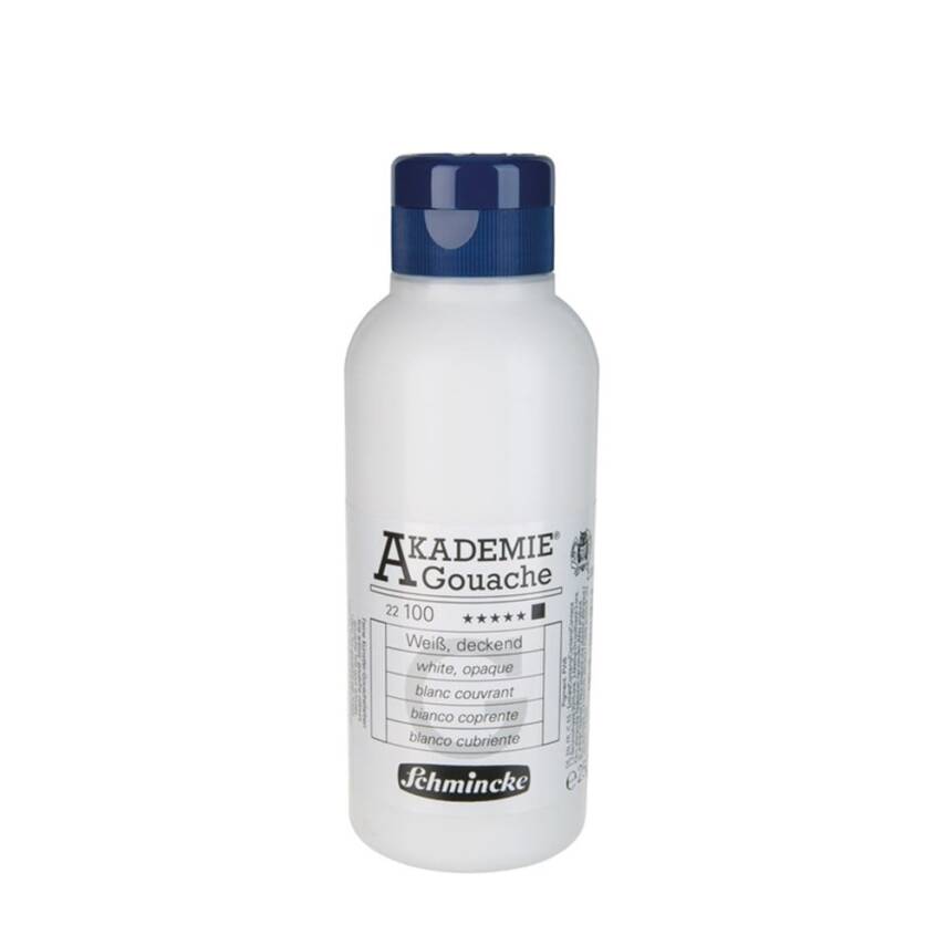 Schmincke Akademie Gouache 250 ml 100 White Opaque - 1