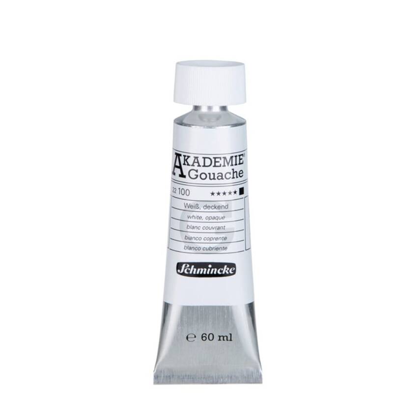 Schmincke Akademie Gouache 60 ml 100 White Opaque - 1