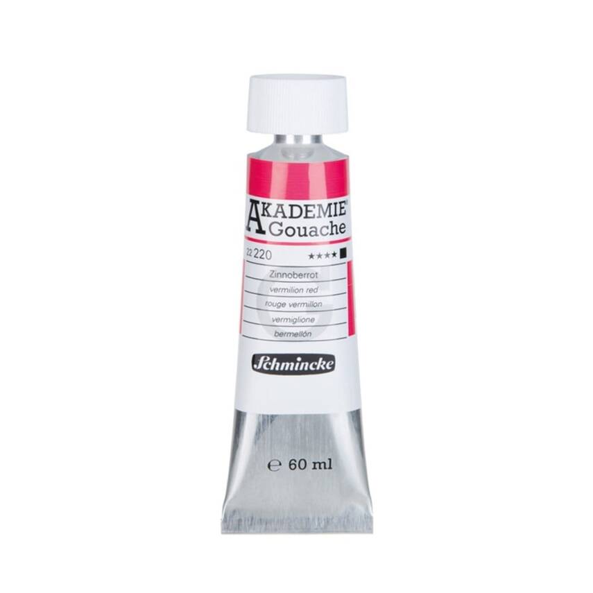 Schmincke Akademie Gouache 60 ml 220 Vermilion Red - 1