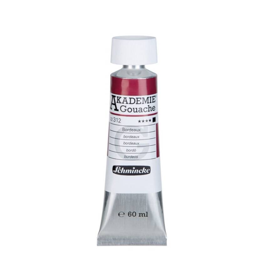 Schmincke Akademie Gouache 60 ml 312 Bordeaux - 3