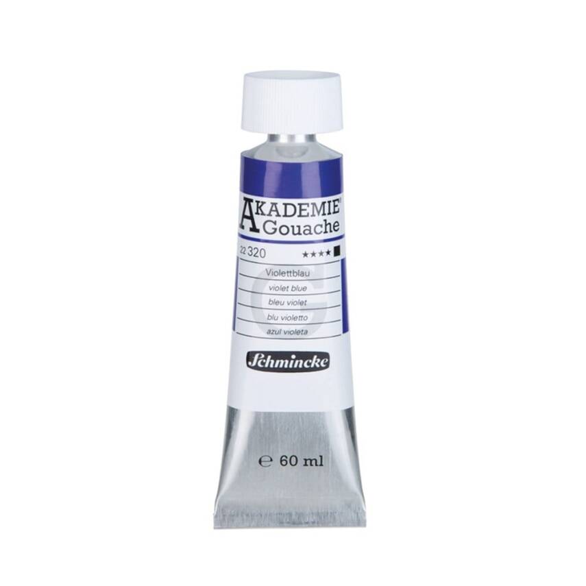 Schmincke Akademie Gouache 60 ml 320 Violet Blue - 3