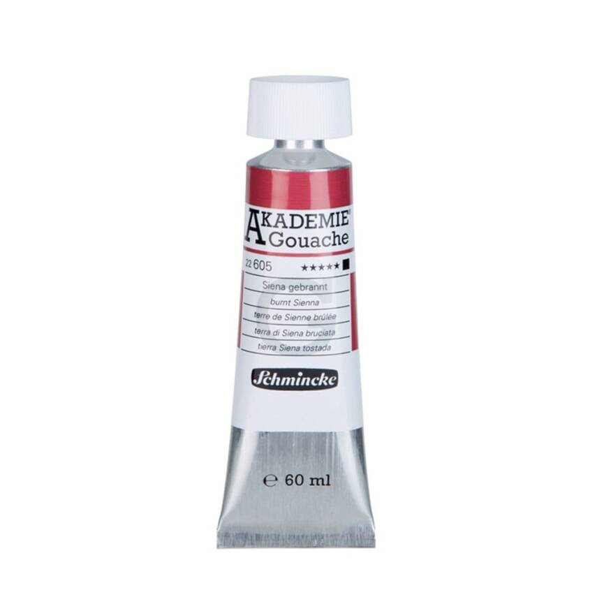 Schmincke Akademie Gouache 60 ml 605 Burnt Sienna - 3