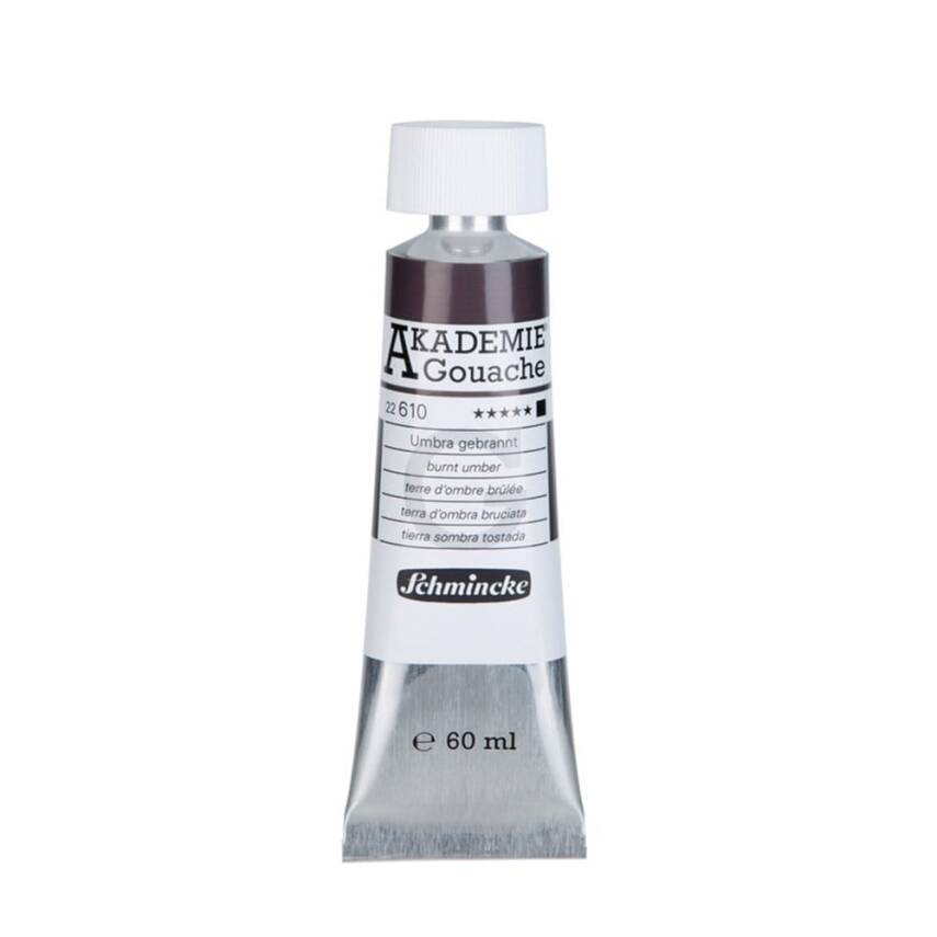 Schmincke Akademie Gouache 60 ml 610 Burnt Umber - 1