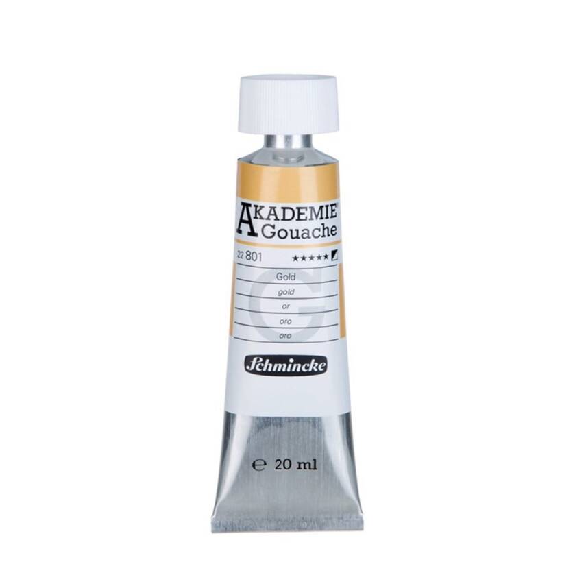 Schmincke Akademie Gouache Paint 20 ml 801 Gold - 1