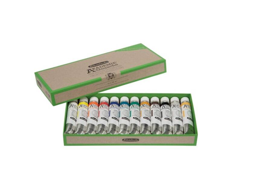 Schmincke Akademie Gouache Paint Set 12 x 20 ml - 1
