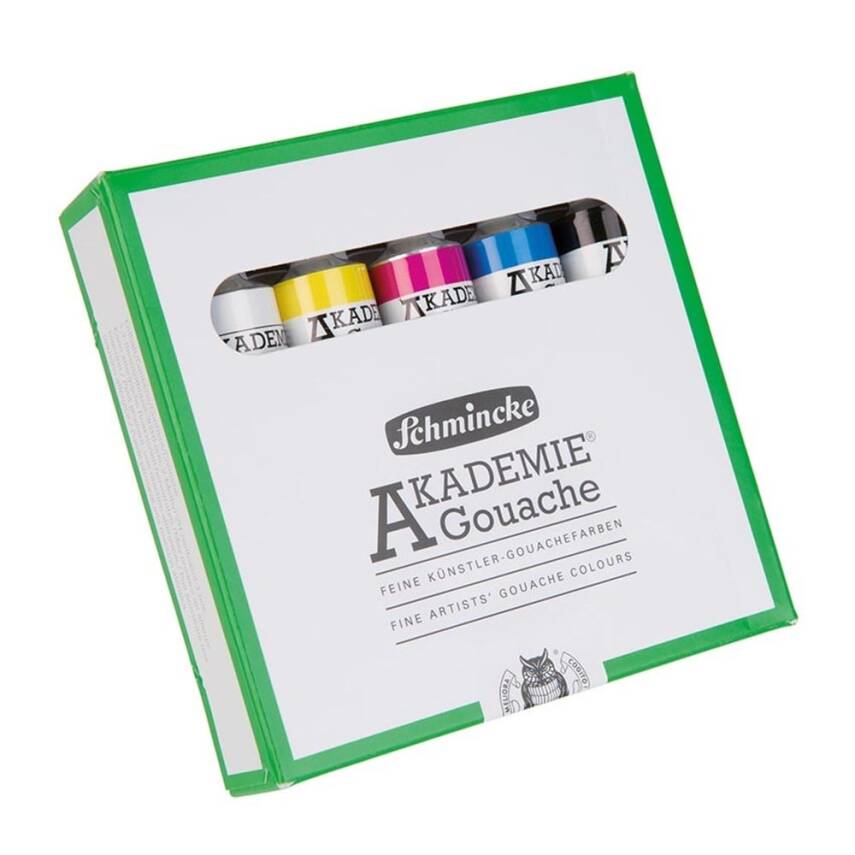 Schmincke Akademie Gouache Paint Set 5x20ml - 1