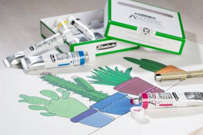 Schmincke Akademie Gouache Paint Set 5x20ml (1)