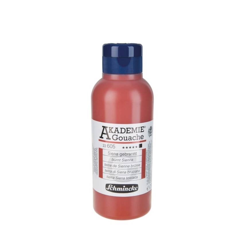 Schmincke Akademie Guaj Boya 250 ml 605 Burnt Sienna - 1