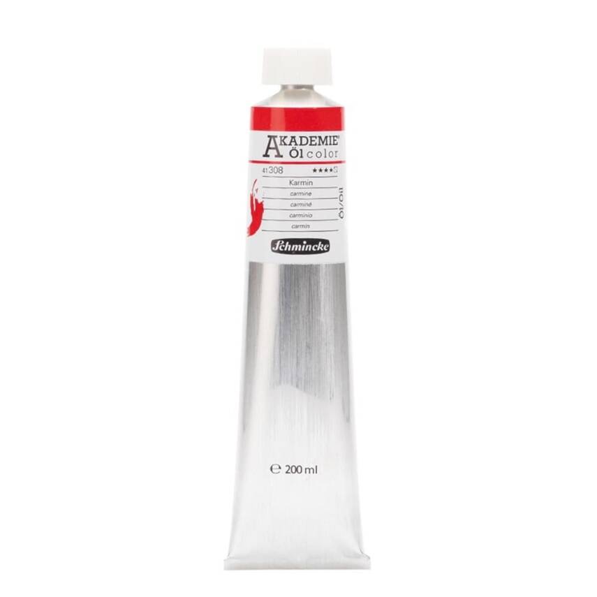 Schmincke Akademie Oil Paint 200 ml Series 1 308 Carmine - 1