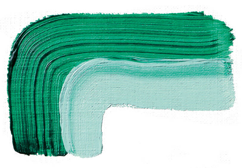 Schmincke Akademie Oil Paint 200 ml Series 1 502 Chromium Oxide Green Brilliant - 2