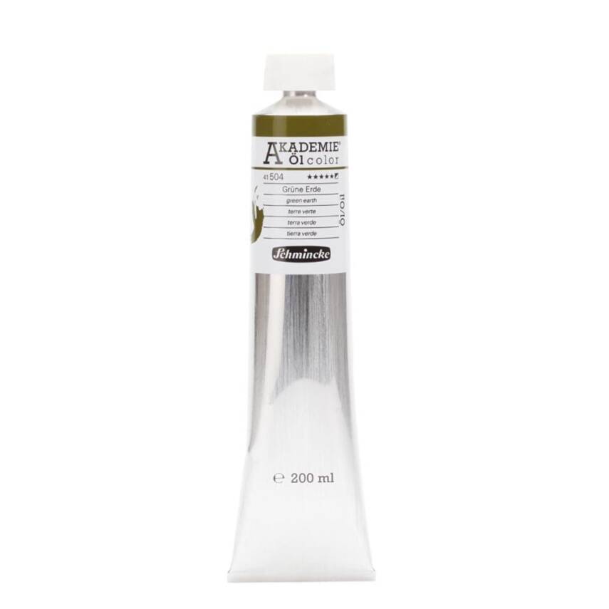 Schmincke Akademie Oil Paint 200 ml Series 1 504 Green Earth - 1