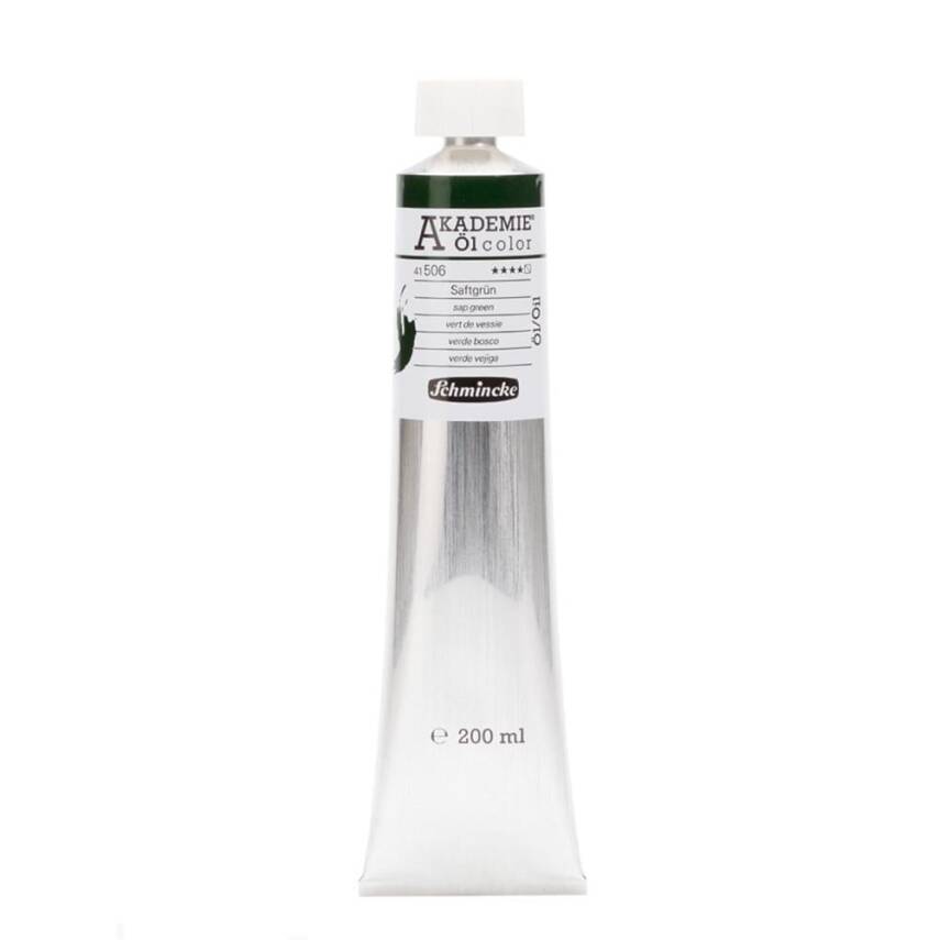 Schmincke Akademie Oil Paint 200 ml Series 1 506 Sap Green - 1