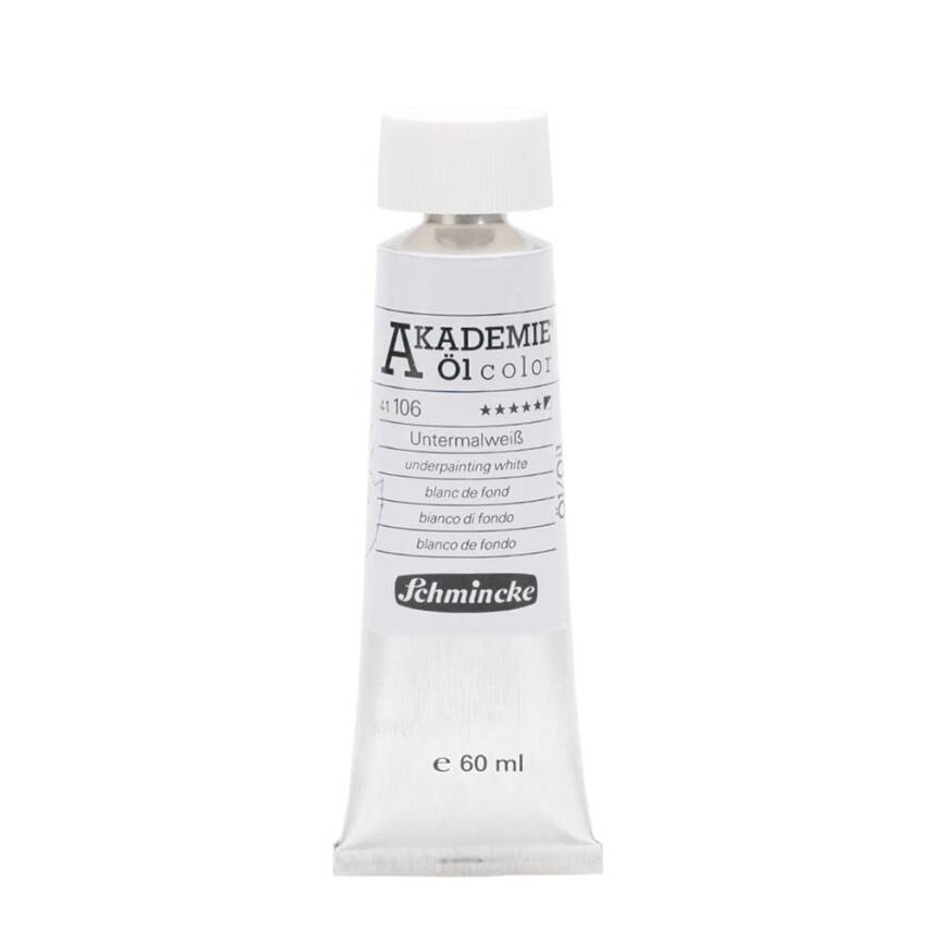 Schmincke Akademie Oil Paint 60 ml Series 1 106 Underpainting White - 1