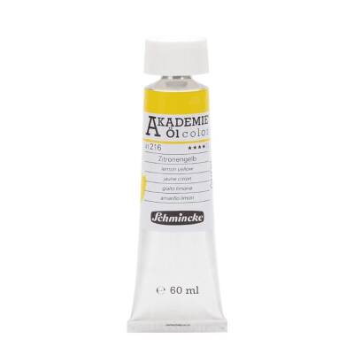 Schmincke Akademie Oil Paint 60 ml Series 1 216 Lemon Yellow