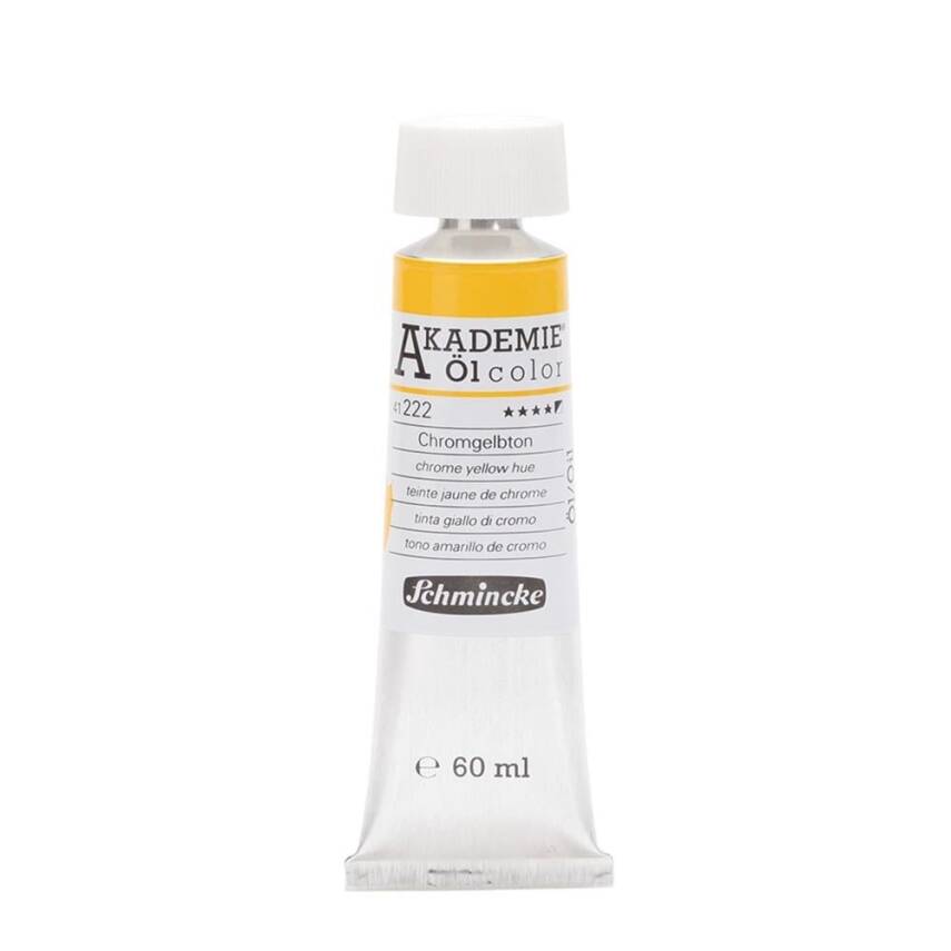 Schmincke Akademie Oil Paint 60 ml Series 1 222 Chrome Yellow Hue - 1