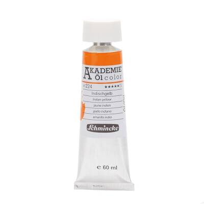 Schmincke Akademie Oil Paint 60 ml Series 1 224 Indian Yellow