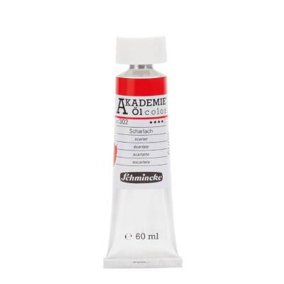 Schmincke Akademie Oil Paint 60 ml Series 1 302 Scarlet