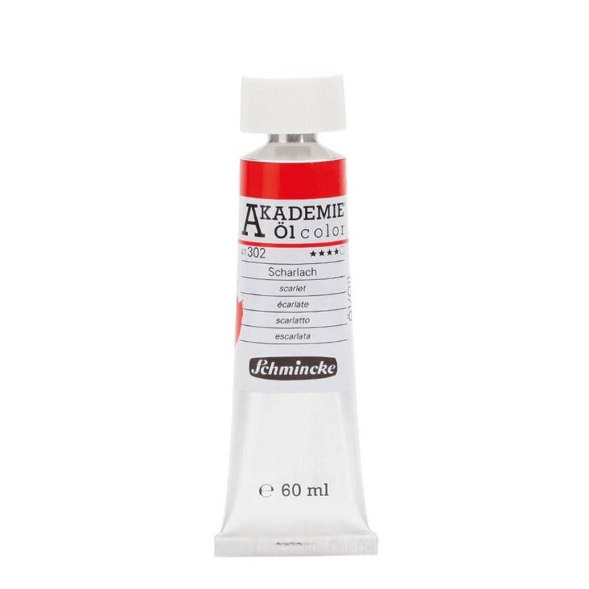 Schmincke Akademie Oil Paint 60 ml Series 1 302 Scarlet - 1