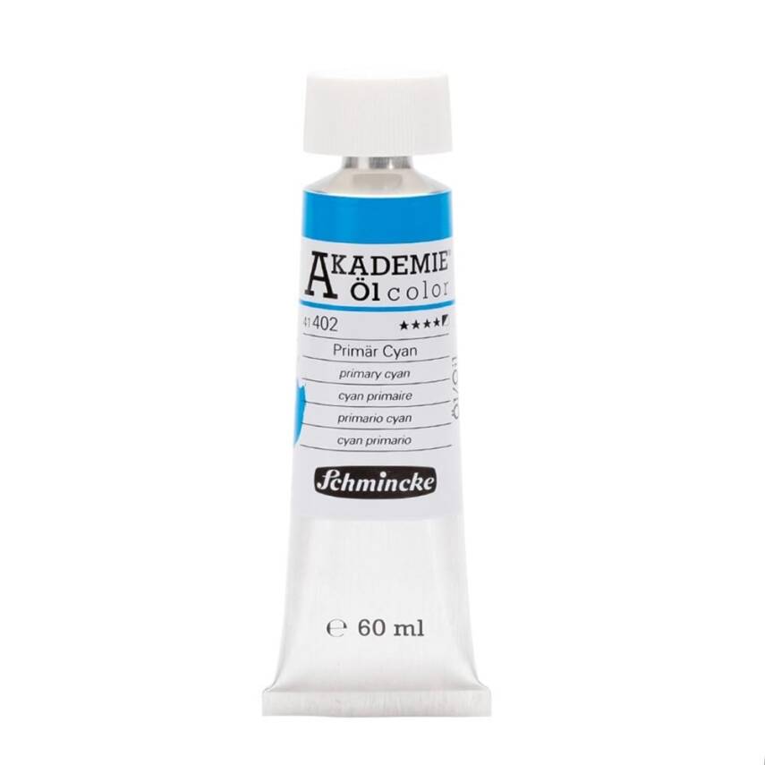 Schmincke Akademie Oil Paint 60 ml Series 1 402 Primary Cyan - 1