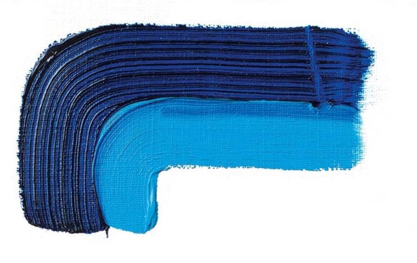 Schmincke Akademie Oil Paint 60 ml Series 1 408 Phthalo Blue - 2