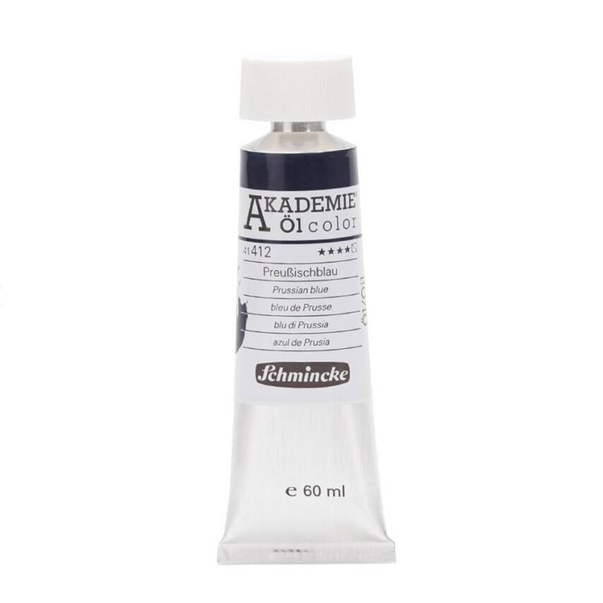 Schmincke Akademie Oil Paint 60 ml Series 1 412 Prussian Blue - 1