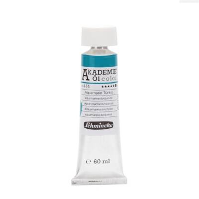 Schmincke Akademie Oil Paint 60 ml Series 1 414 Aquamarine Turquoise