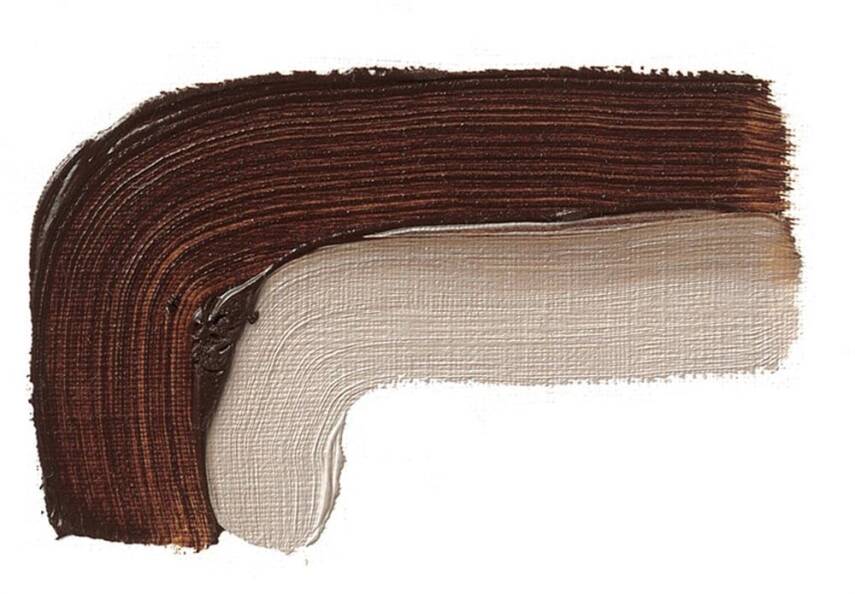 Schmincke Akademie Oil Paint 60 ml Series 1 612 Burnt Umber - 2