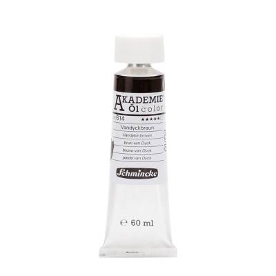 Schmincke Akademie Oil Paint 60 ml Series 1 614 Vandyke Brown