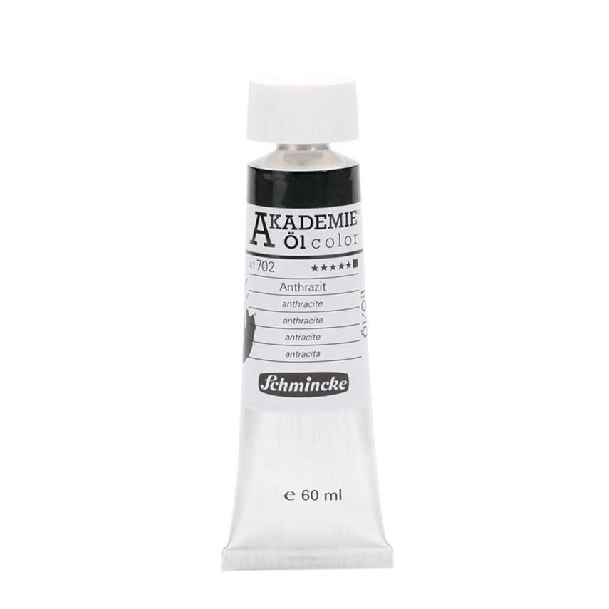 Schmincke Akademie Oil Paint 60 ml Series 1 702 Anthracite - 1