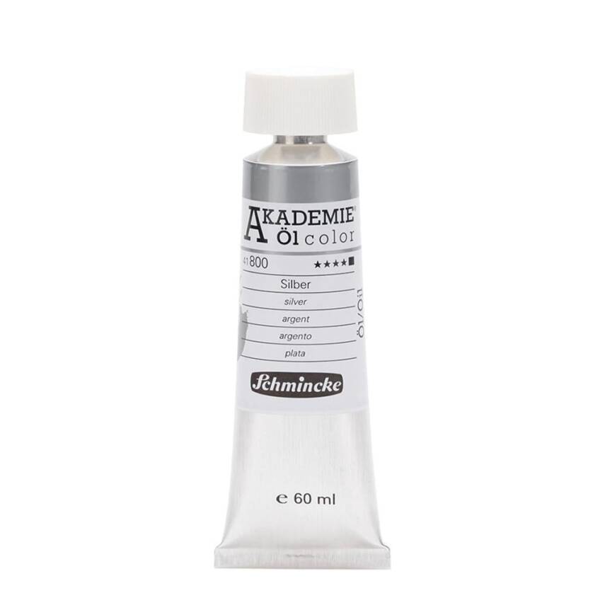 Schmincke Akademie Oil Paint 60 ml Series 2 800 Silver - 1