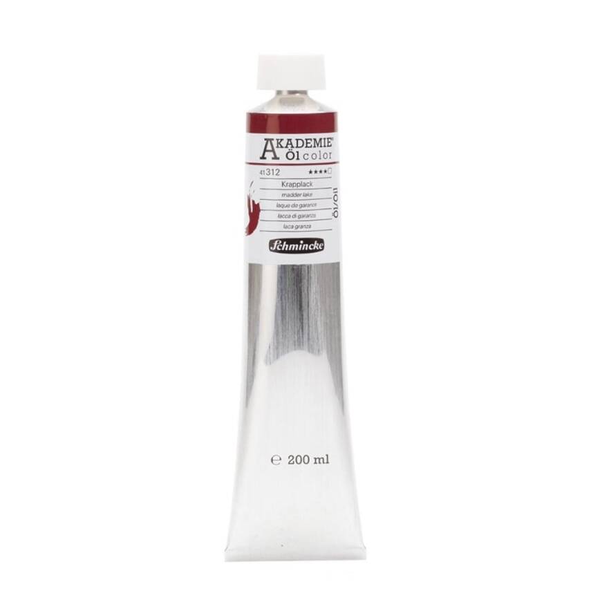 Schmincke Akademie Öl Color Yağlı Boya 200 ml 312 Madder Lake Seri 1  - 1